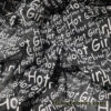 Hot Girl Black Stretch Polyester Chiffon Gauze Fabric