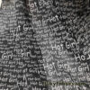 Hot Girl Black Stretch Polyester Chiffon Gauze Fabric