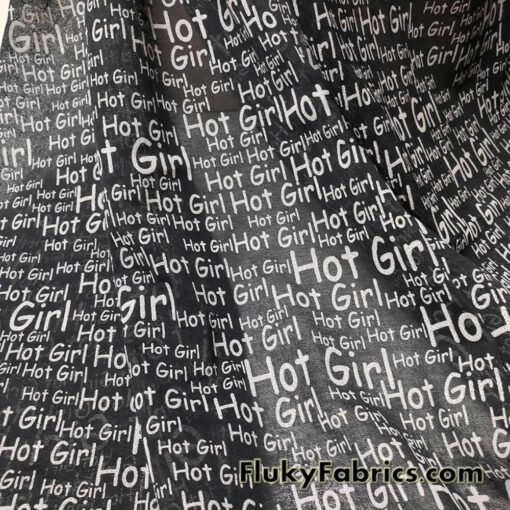 Hot Girl Black Stretch Polyester Chiffon Gauze Fabric