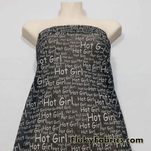 Hot Girl Black Stretch Polyester Chiffon Gauze Fabric