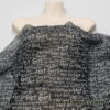Hot Girl Black Stretch Polyester Chiffon Gauze Fabric