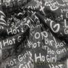 Hot Girl Black Stretch Polyester Chiffon Gauze Fabric