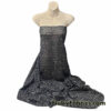 Hot Girl Black Stretch Polyester Chiffon Gauze Fabric