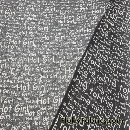 Hot Girl Black Stretch Polyester Chiffon Gauze Fabric