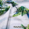 Island Breeze Tropical Foliage Print Modal Cotton Spandex Jersey Knit Fabric