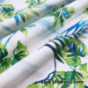 Island Breeze Tropical Foliage Print Modal Cotton Spandex Jersey Knit Fabric
