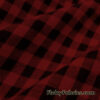 Black and Red Buffalo Check Cotton Flannel Fabric 100% Cotton – 7oz/yard