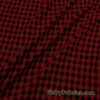 Black and Red Buffalo Check Cotton Flannel Fabric 100% Cotton – 7oz/yard