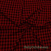 Black and Red Buffalo Check Cotton Flannel Fabric 100% Cotton – 7oz/yard