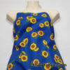 Sunny Yellow Tossed Sunflowers Cotton Woven Apparel Fabric