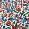 Vintage Cheer Leader Print in Quality Cotton Jersey Fabric