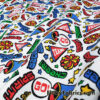 Vintage Cheer Leader Print in Quality Cotton Jersey Fabric