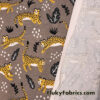 Wildcat Print on Lightweight Cotton Jersey Fabric