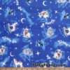 Winter Wildlife Print Cotton Jersey Fabric