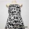 World Peace Text Print on Nylon Spandex Bikini, Swimsuit, Swimwear Fabric