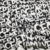 World Peace Text Print on Nylon Spandex Bikini, Swimsuit, Swimwear Fabric