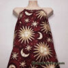 Celestial Bodies, Suns, Moons, Stars and Constellations 5th Dimension Print Cotton Woven Fabric