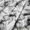 Abstract Black and White Marble Smoke Print Nylon Spandex 4 Way Stretch Fabric
