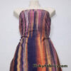 Abstract Sarape Sand Art Vertical Stripes Print Swimwear Nylon Spandex Fabric