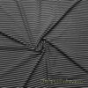 Bikini Fabric Black Stripes and White Mini Stripes Nylon Spandex