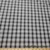 Black and White Plaid Yarn Dyed Taffeta Fabric