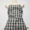 Black and White Plaid Yarn Dyed Taffeta Fabric