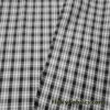 Black and White Plaid Yarn Dyed Taffeta Fabric