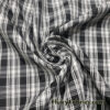 Black and White Plaid Yarn Dyed Taffeta Fabric
