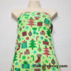 Christmas Time Print Cotton Rib Knit Fabric