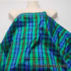 Green, Blue, Red, Gold and Black Fluid Drape Yarn Dyed Plaid Taffeta Fabric