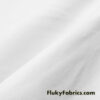 White Solid Matte Athletic Nylon Spandex Fabric