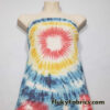 Lightweight French Terry Fabric with a Big Tie Dye Print Stretch Knit Fabric