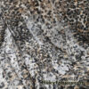Animal Print Pattern Over a Flowery Base Non-Stretch Lace Fabric