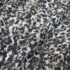 Animal Print Pattern Over a Flowery Base Non-Stretch Lace Fabric