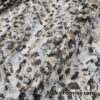 Animal Print Pattern Over a Flowery Base Non-Stretch Lace Fabric