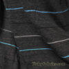 Heathered Charcoal Striped Triblend T-Shirt Jersey Fabric