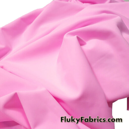 Pink Solid Matte Nylon Spandex Fabric