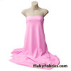 Pink Solid Matte Nylon Spandex Fabric
