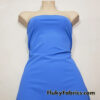 Blueberry Blue Solid Matte Nylon Spandex Fabric