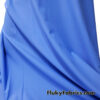 Blueberry Blue Solid Matte Nylon Spandex Fabric