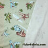 Dino Delight Cotton Rib Fabric – Perfect for Apparel, Pajamas, and More