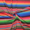 Colorful Mexican Sarape Stripes Print 4 Way Stretch Opaque Swimwear Nylon Spandex Fabric