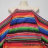 Colorful Mexican Sarape Stripes Print 4 Way Stretch Opaque Swimwear Nylon Spandex Fabric