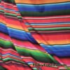 Colorful Mexican Sarape Stripes Print 4 Way Stretch Opaque Swimwear Nylon Spandex Fabric