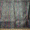 Colorful Rainbow Stained Glass Metallic Brocade Fabric for Apparel and Decor at flukyfabrics.com