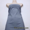 Elegant Stone Gray Nylon Spandex Fabric