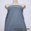 Elegant Stone Gray Nylon Spandex Fabric