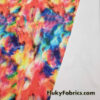 Multicolor Chalk Dust Explosion / Heavenly Mystical Clouds Nylon Spandex Fabric