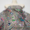 Psychedelic Oily Swirls Abstract Print Nylon Spandex Fabric