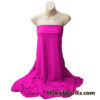 Vibrant Pop Pink Nylon Spandex Fabric